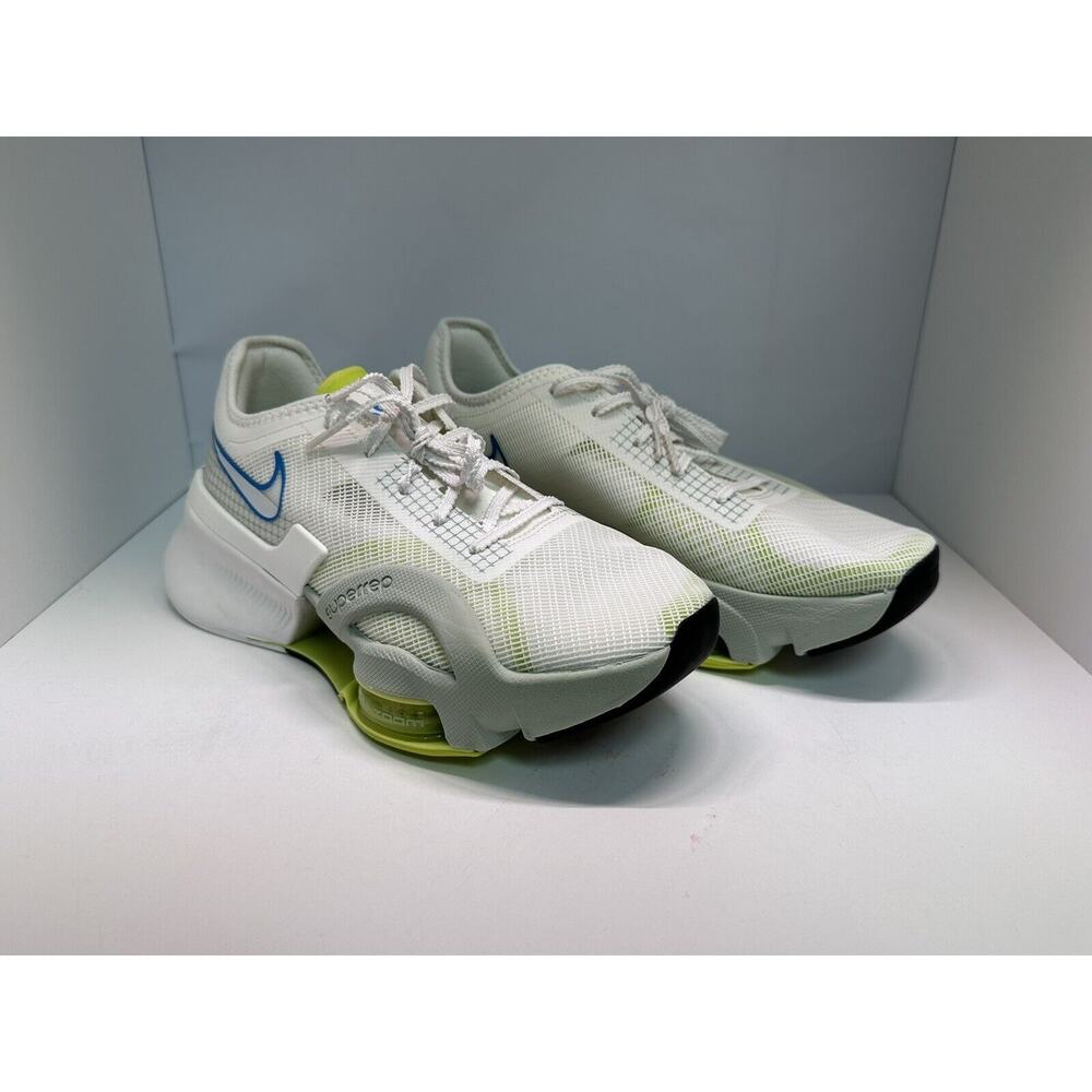 Nike White and Blue Athletic Shoes